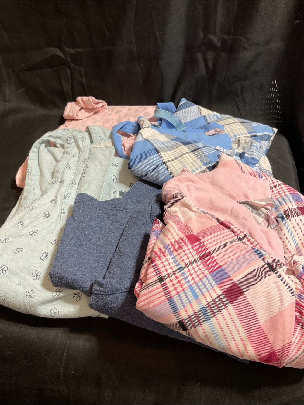 Five Pairs Ladies Sleeveless Nightgowns.